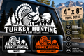 Turkey Hunting It's a Way of Life decal listing cover, White and Hunter Orange